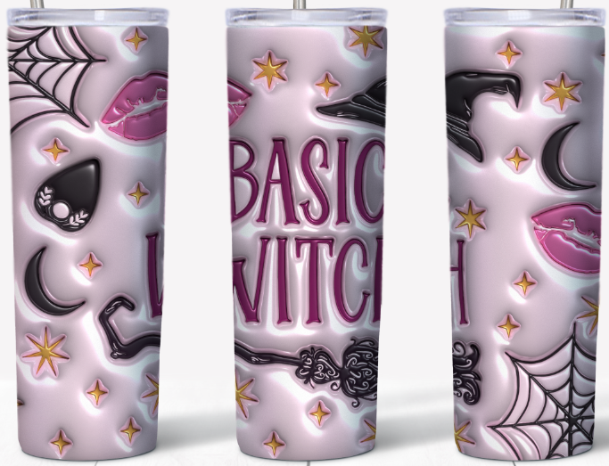 3D inflated Basic Witch 20oz Tumbler