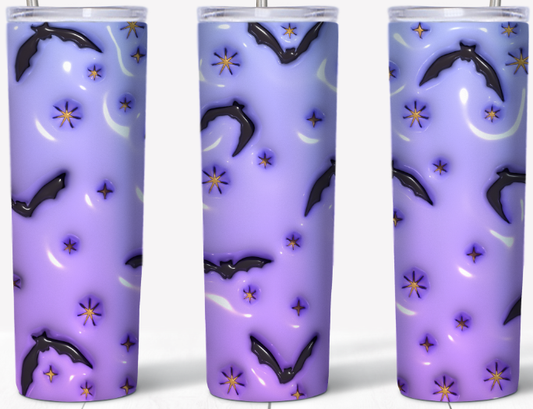 3D inflated Bats 20oz Tumbler