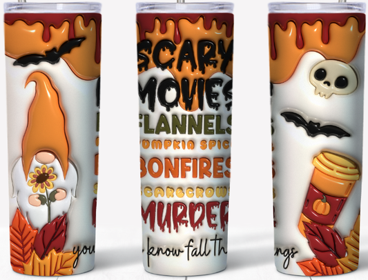 3D inflated Halloween 20oz Tumbler