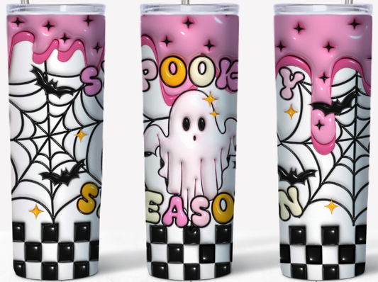 3D inflated Spooky Season 20oz Tumbler