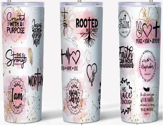 Affirmations 20oz Tumbler