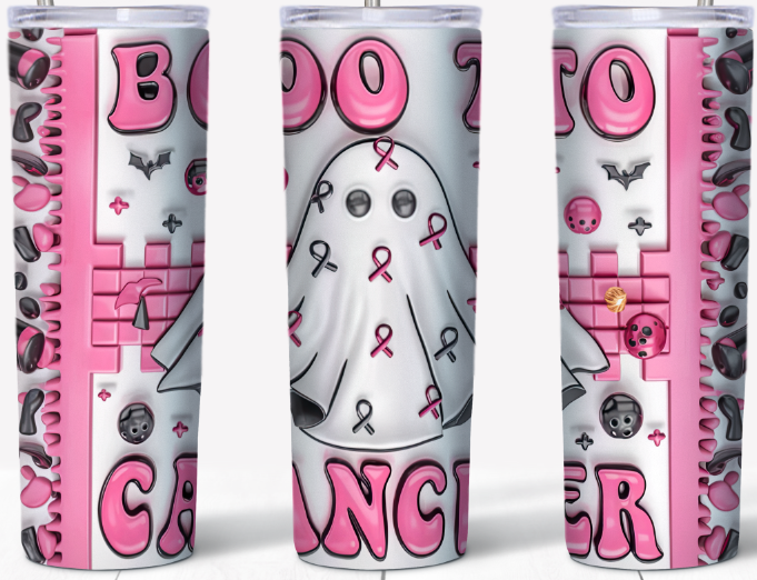 Boo to breast cancer 20oz Tumbler