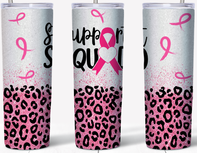 Breast Cancer Support Squad 20oz Tumbler