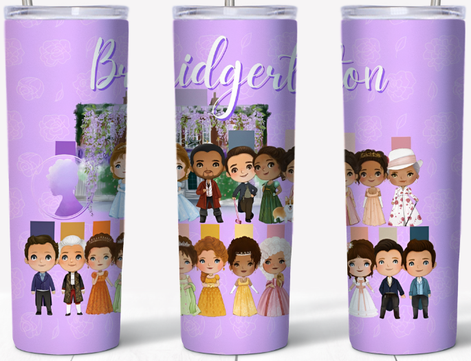 Bridgerton animated Characters  20oz Tumbler