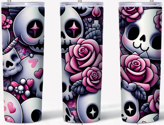 Childlike Sugar Skulls 20oz Tumbler