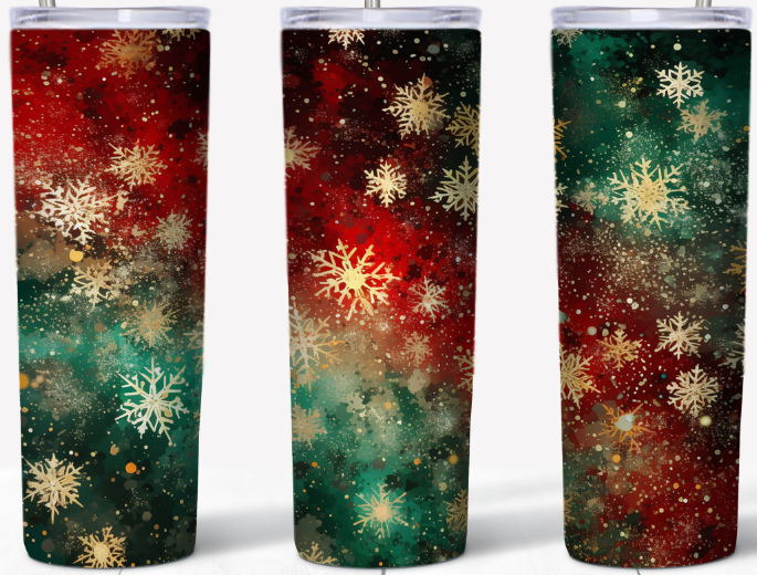 Christmas Snowflakes 20oz Tumbler