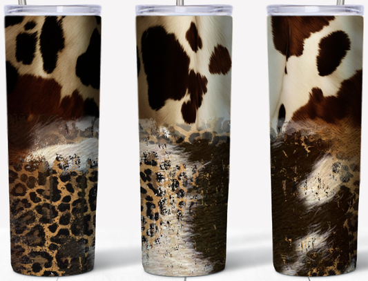 Cow Hide Cow Print 20oz Tumbler