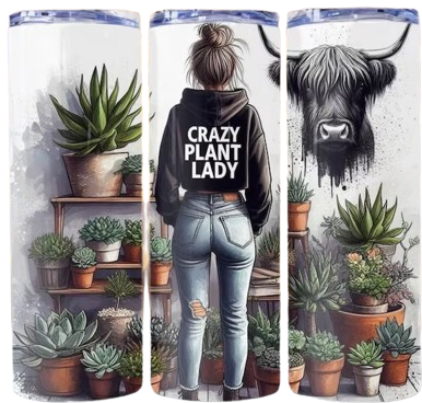 Crazy Plant Lady 20oz Tumbler