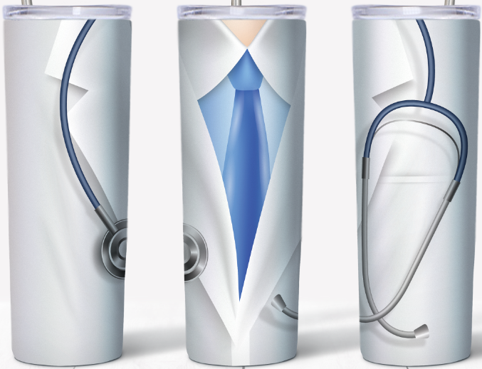 Doctor White Coat 20oz Tumbler