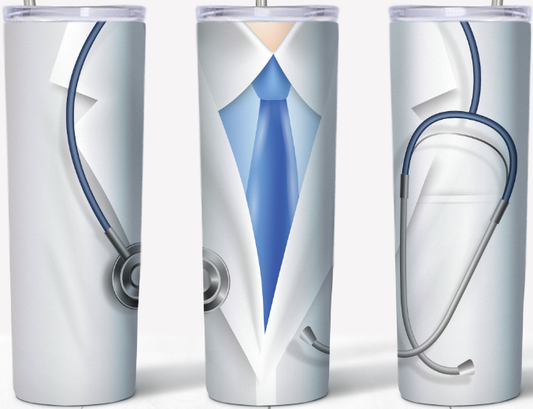 Doctor White Coat 20oz Tumbler