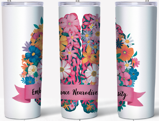 Embrace Neurodiversity 20oz Tumbler