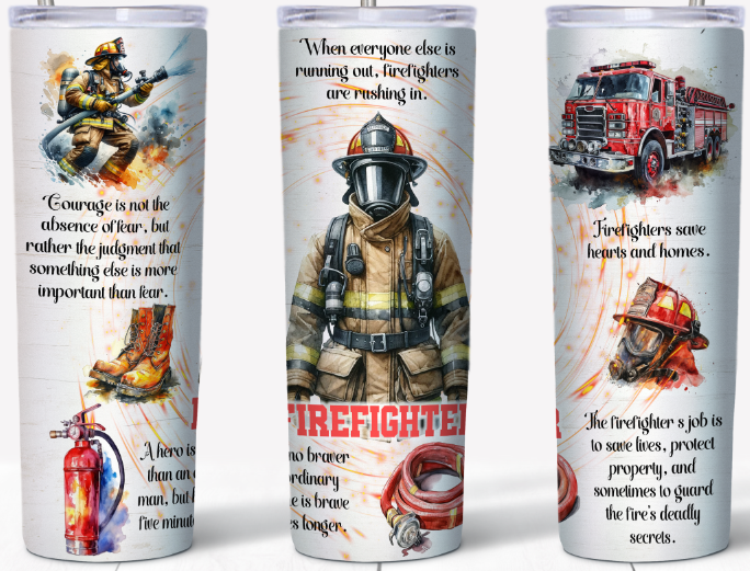 Firefighter Inspirational 20oz Tumbler