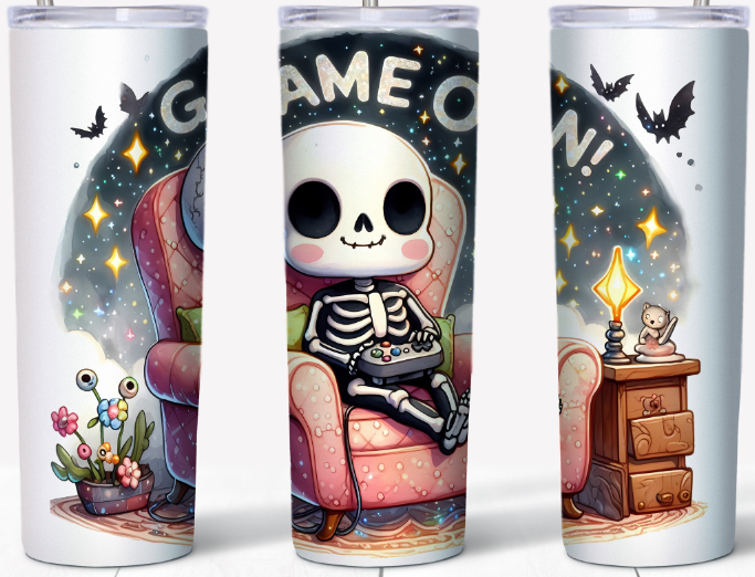 Game On Skeleton 20oz Tumbler