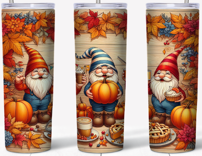 Gnomey Thanksgiving 20oz Tumbler