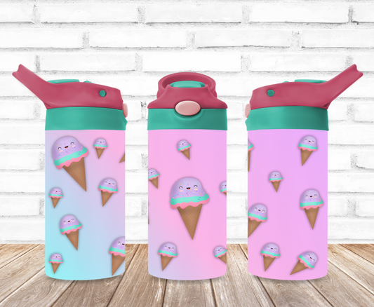 Happy Ice Cream 12oz Flip Top Tumbler