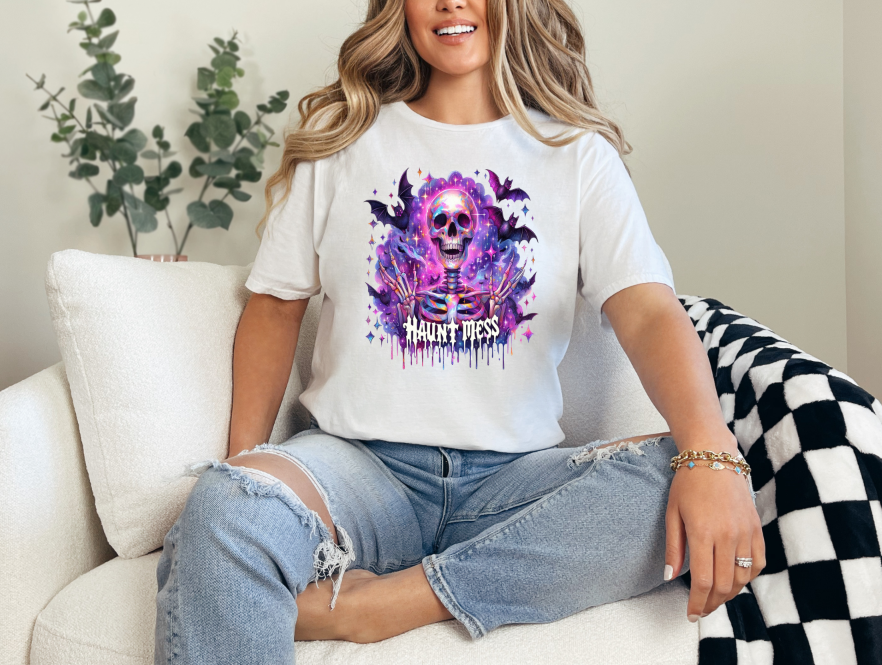 Haunt Mess White T-shirt