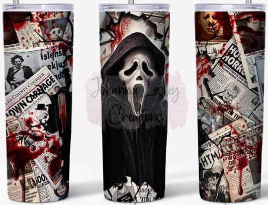 Horror Character Movie 20oz Tumbler