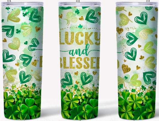 Luck & Blessed 15 & 20oz Tumbler