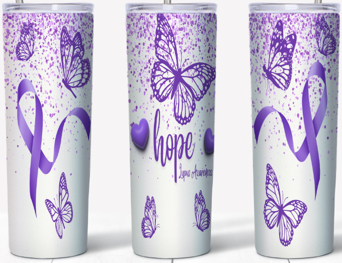 Lupus Awareness 20oz Tumbler