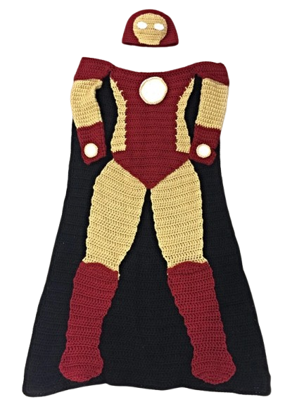 Metal Man Crochet Blanket- Made to Order