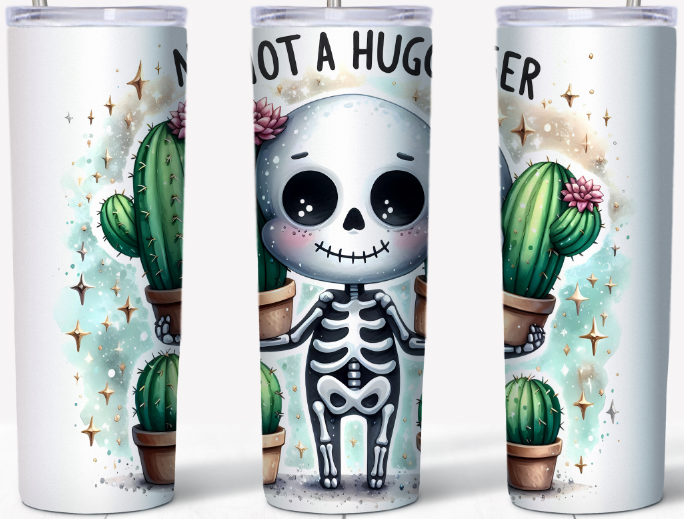 Not a Hugger Skeleton 20oz Tumbler