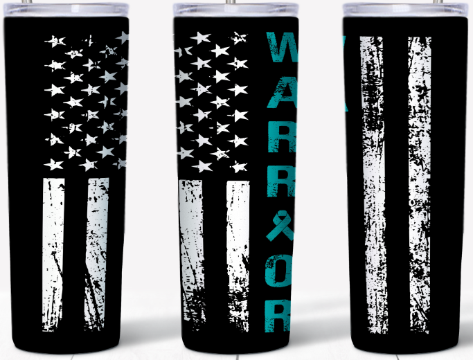 Ovarian Cancer Warrior 20oz Tumbler