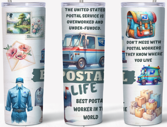 Postal Life 20oz Tumbler