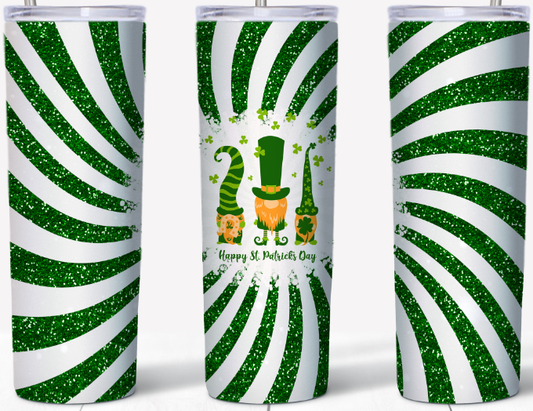 Spiral Leprechaun Gnomes 15 & 20oz Tumbler