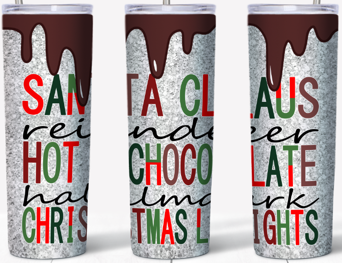 Santa Claus Christmas 20oz Tumbler