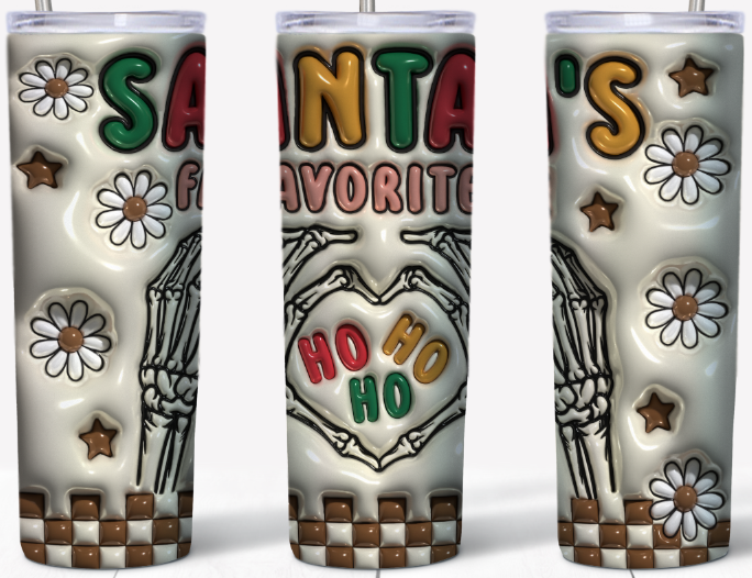 Santa's Favorite Ho Ho Ho 20oz Tumbler