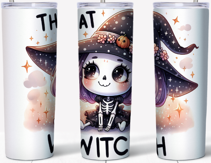 That Witch Skeleton 20oz Tumbler