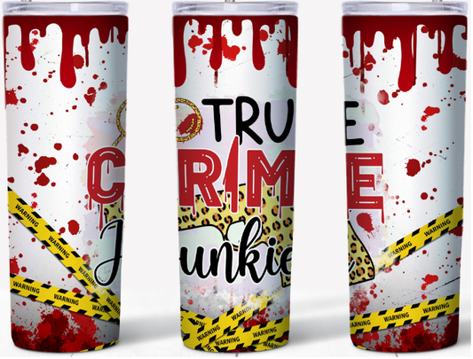 True Crime Junkie 20oz Tumbler