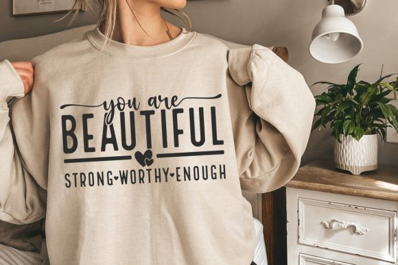 You are Beautiful Crewneck Sweatshirt