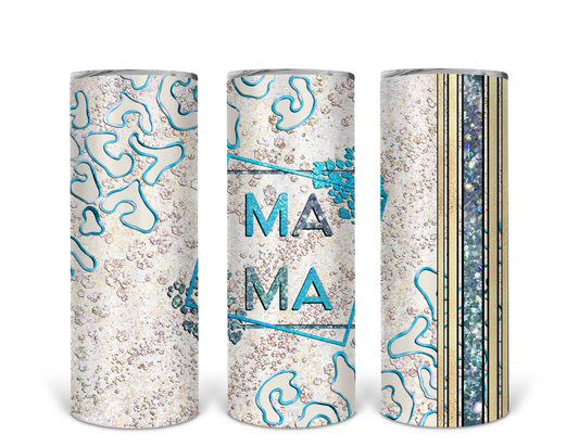 Light Blue Mama/Mini 20oz & 15oz Tumbler Set