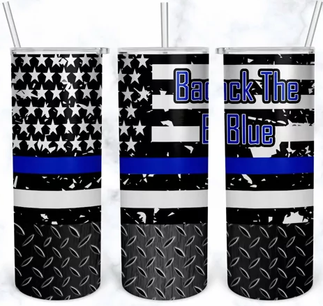 Back the Blue 20oz Tumbler