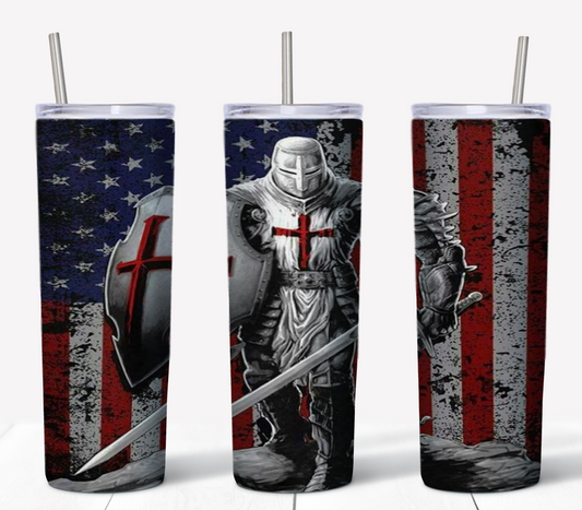 Knight's Templar 20oz Tumbler