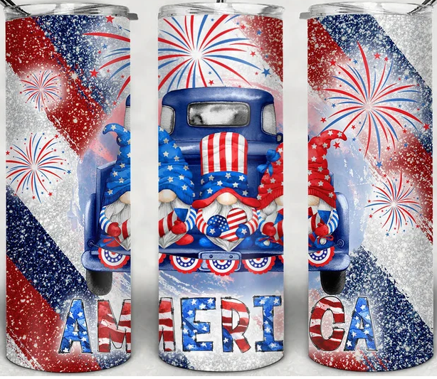 Patriotic Gnome 20oz Tumbler