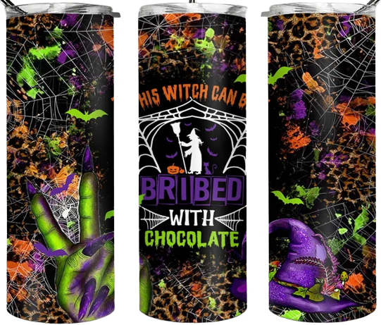 This Witch can be Bribed With Chocolate 20oz Tumbler